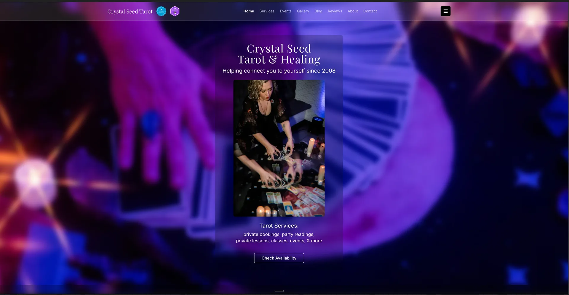 Crystal Seed Tarot - hero