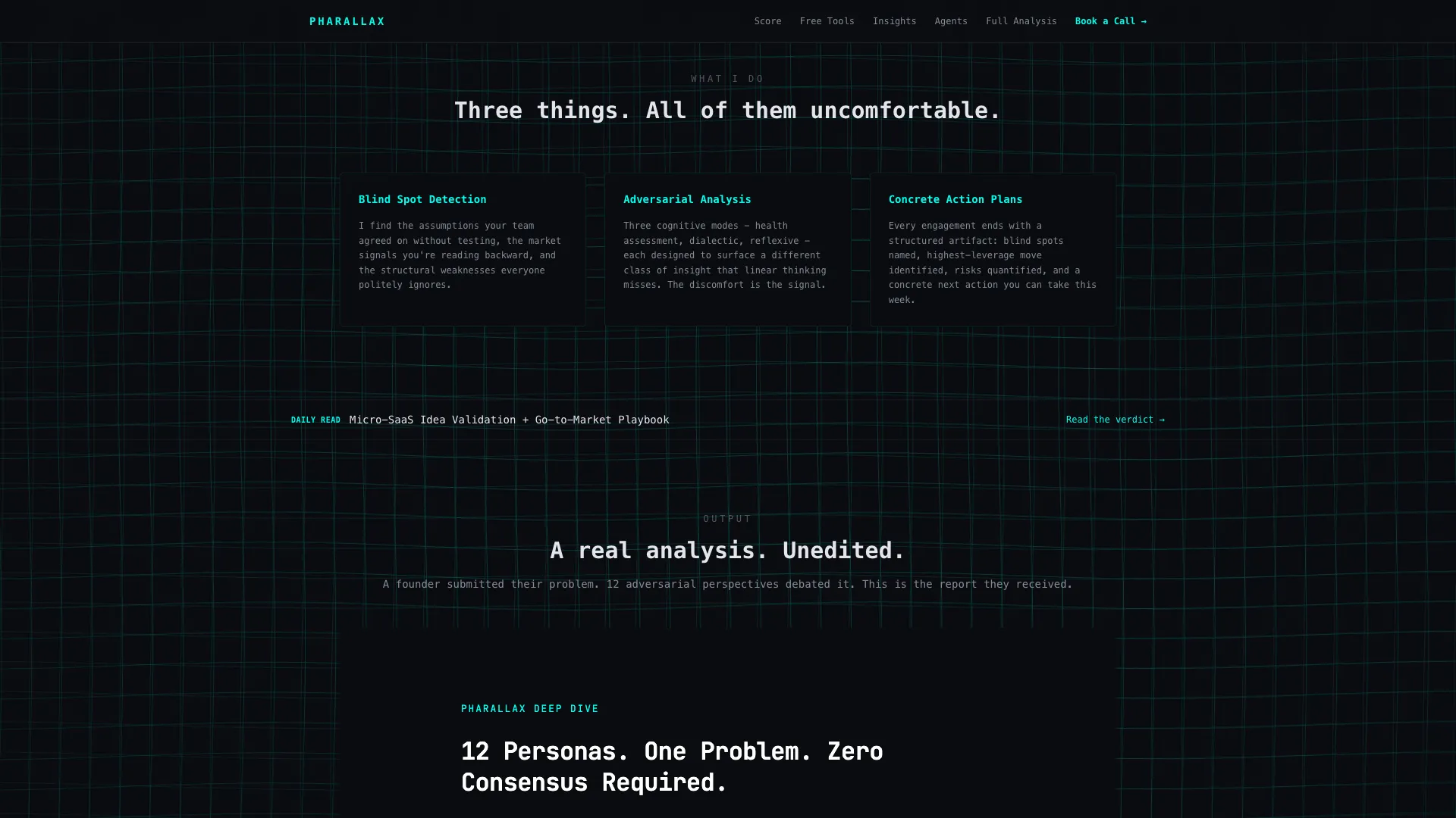 Pharallax AI - analysis