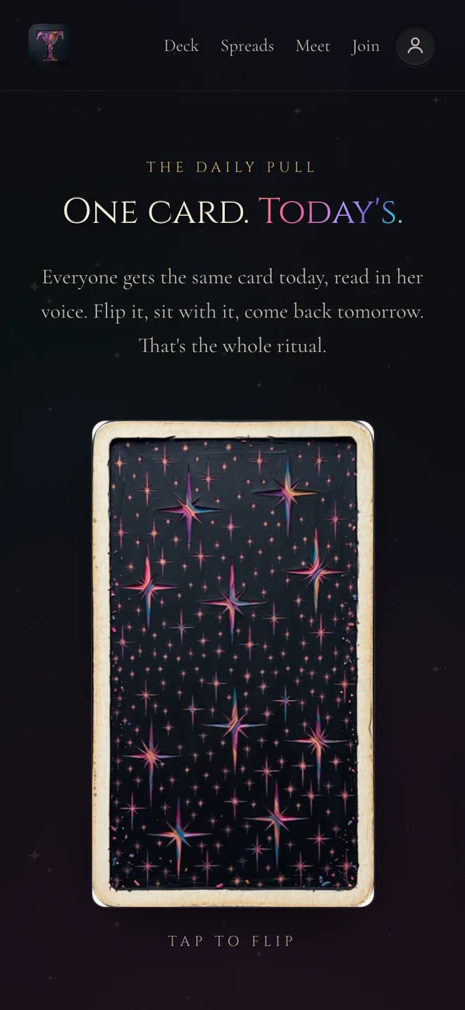 Tarotdoxa mobile - the daily pull